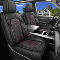 Car Seat Cover Custom Fit for Dodge Ram 1500 2500 3500 2002-2024 Faux Leather by DuDuWang