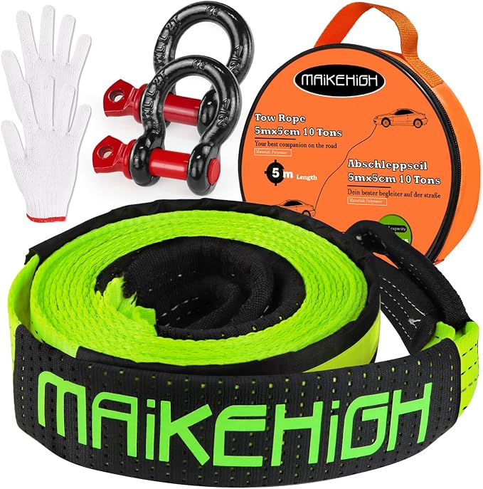 MAIKEHIGH Tow Strap Heavy Duty by MAIKEHIGH