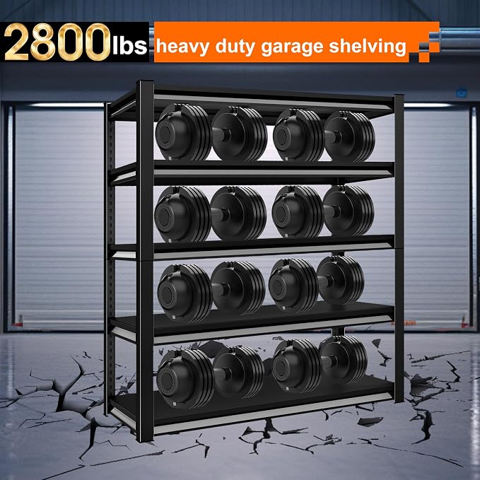 Garage Storage Shelves Heavy Duty, 48”W Shelving Units and Storage Rack - Image 4