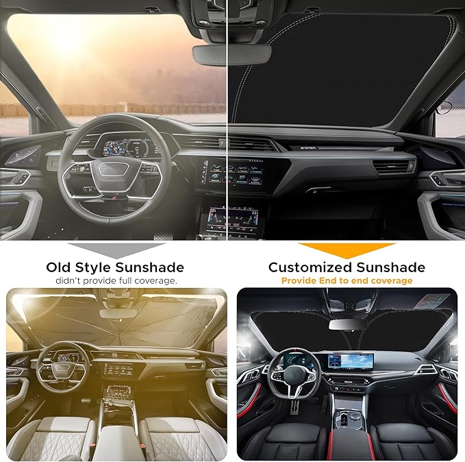 Econour Windshield Sun Shade for 2011-2025 Jeep Grand Cherokee/Grand Cherokee L - Image 5