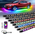 OPP ULITE Car Led Underglow Lights Aluminum Dream Chasing Color Accent Light Bar by OPPULITE