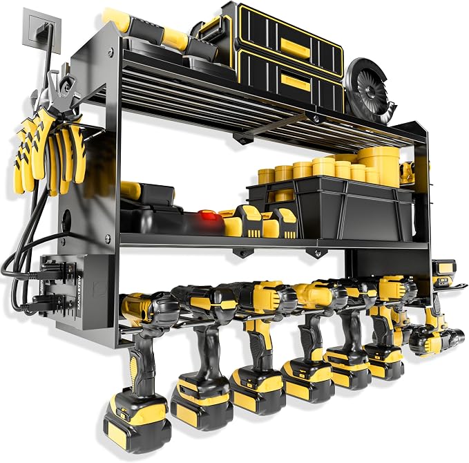 Power Tool Organizer Wall Mount by MASSOOAN
