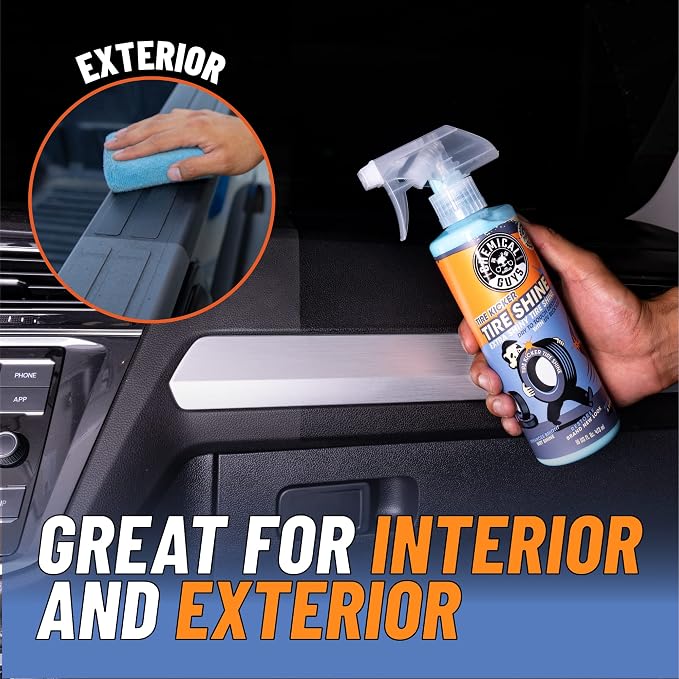 Chemical Guys Tire Kicker Sprayable Extra Glossy Tire Shine Safe - Image 3
