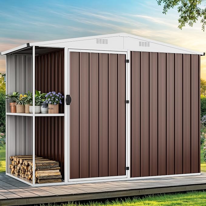 DWVO Outdoor Storage Shed 8x4FT - Image 3