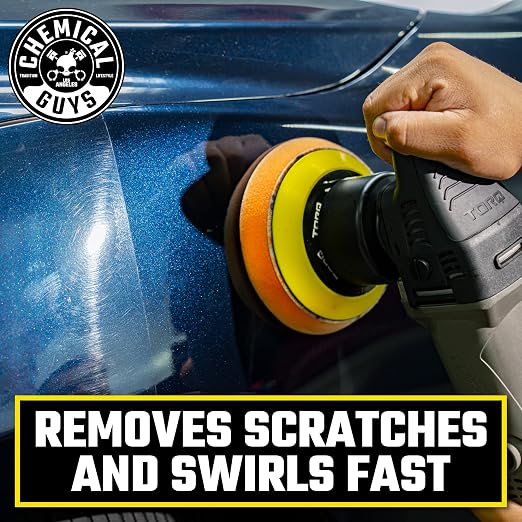 Chemical Guys BUF_209X TORQX Random Orbital Polisher, Complete Detailing Kit - Image 4