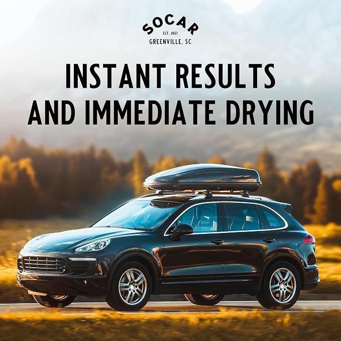 SOCAR Blue Suede Tire Shine Spray & Protectant. New-Tire Smooth Shine. - Image 9