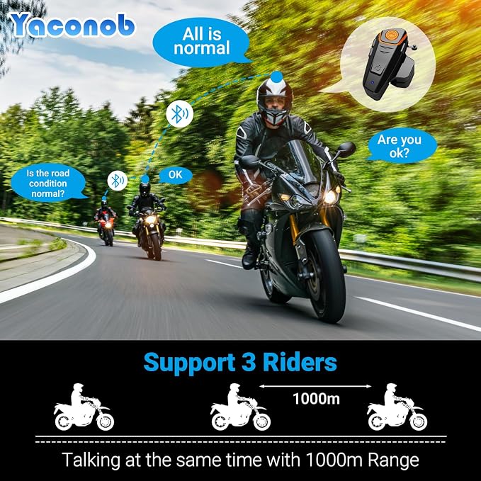 Helmet Bluetooth Headset Bt-S2ns, 1000m Helmet Communication System, Connect Up - Image 4