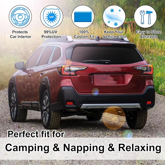 TINGLU Window Shades for Subaru Outback Wagon 2015-2019 Accessories Car Side - Image 6