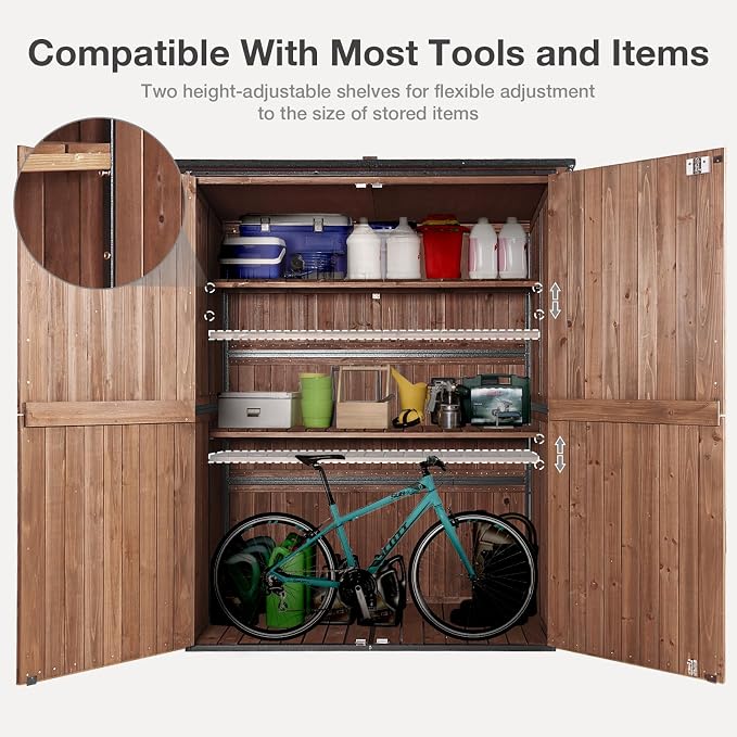Outdoor Storage Shed with Floor - Image 4