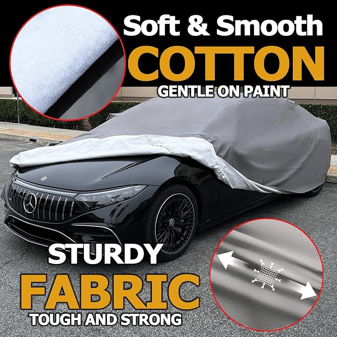 All Weather Waterproof car Cover Easy Access Zipper Good - Image 4