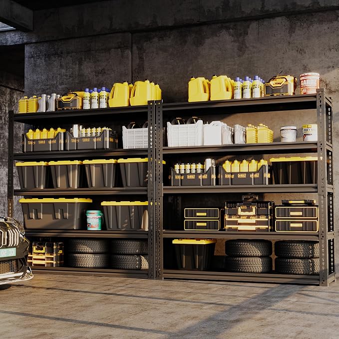 Garage Shelving, Boltless Assembly, Adjustable Large Garage Storage Shelves - Image 7