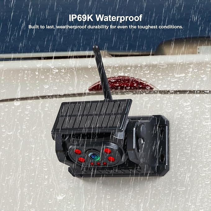 Wireless Magnetic Backup Camera, 9600mAh Battery Powered Rechargeable - Image 9