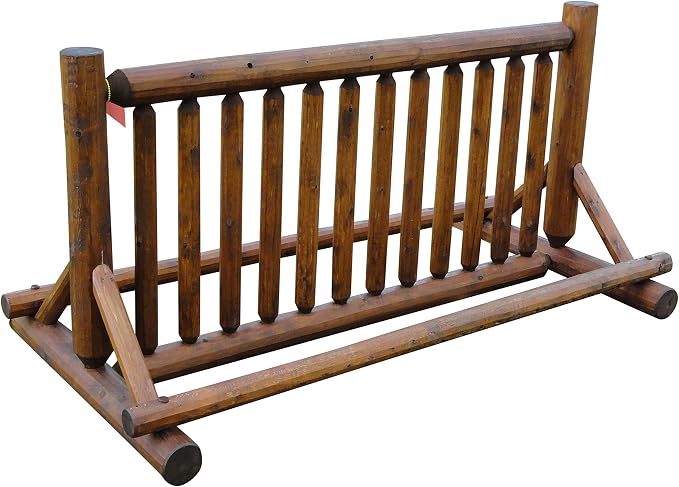 13-Place Bike Log Rack, Outdoor Bike Stand, Freestanding Bicycle Storage Racks by LogKayakRack