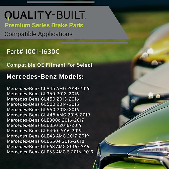 Premium Ceramic Rear Brake Pads Compatible - Image 3