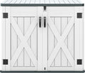 DWVO Outdoor Storage Shed, Weatherproof Resin, 35 Cu Ft Capacity, Horizontal by DWVO