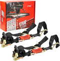 Ratchet Strap, 9’ x 2” Shock Absorbing Heavy Duty Tie downs by SHOCKSTRAP