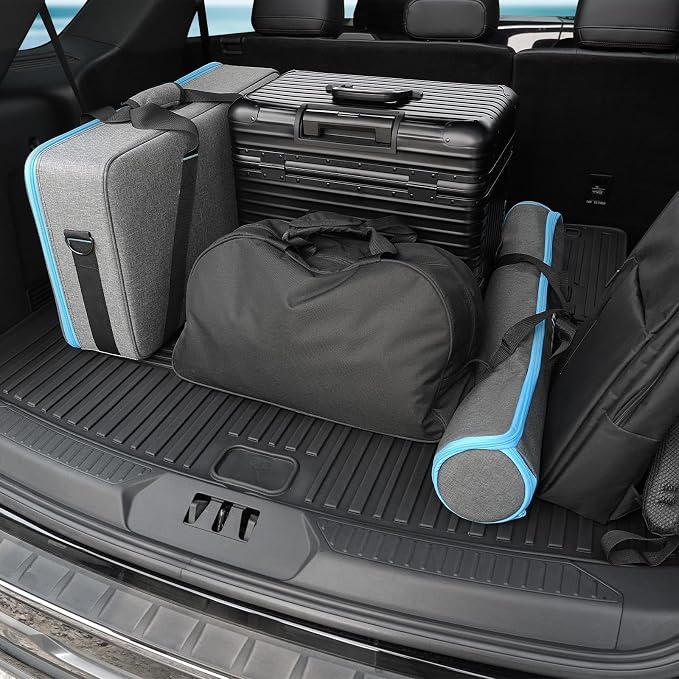 Floor Mats for 2020-2024 2025 Ford Explorer, All Weather TPE Floor Mat Cargo - Image 9