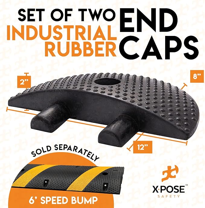 Speed Bump - Rubber Speed Hump Modular Interlocking Design - by Xpose Safety - Image 5