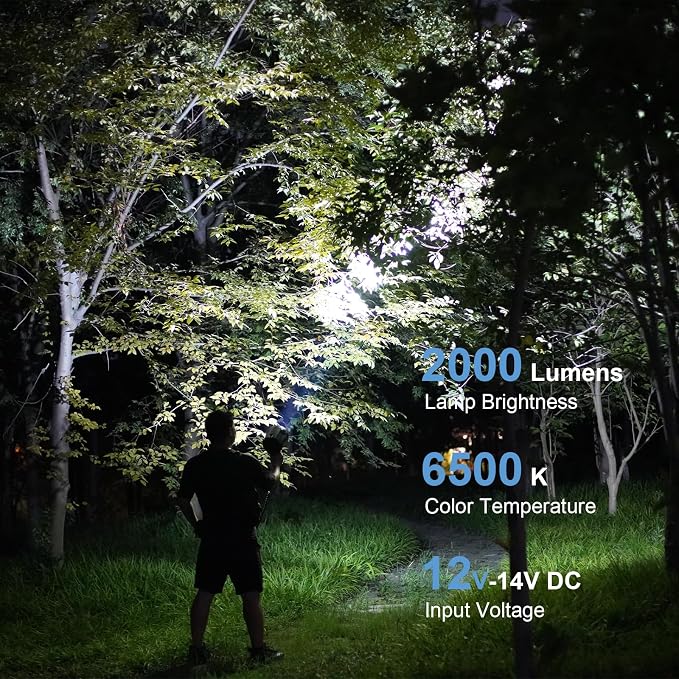 GOODSMANN TACTICPRO Powerful up to 2000 Lumen HID Spotlight/Floodlight - Image 3