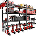 NINAT Heavy Duty 4-Tier Wall Mount Tool Organizer Rack by NINAT