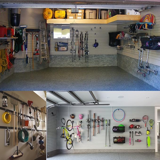 Wall Mount Utility Hooks Heavy Duty Steel Garage Storage Hanger Multi-Tools - Image 4