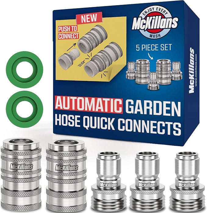 McKillans® 2025 Automatic Garden Hose Quick Connect by McKillans