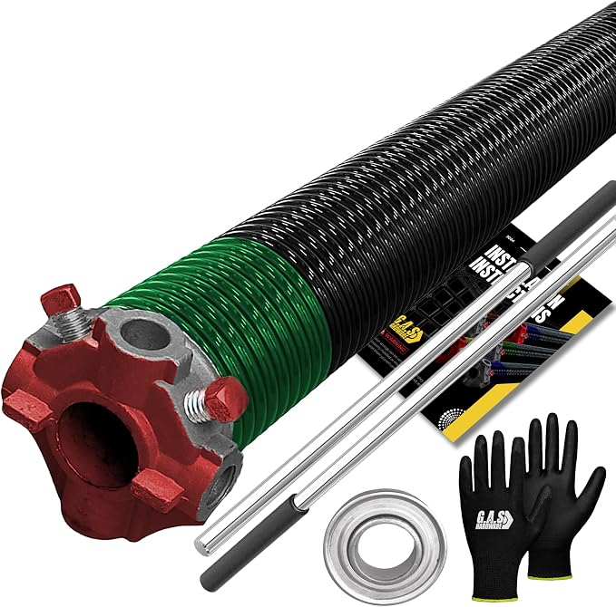 Garage Door Torsion Spring 243x1.75x31 Includes 1” Steel Bearing, Non-Slip by GASHardware