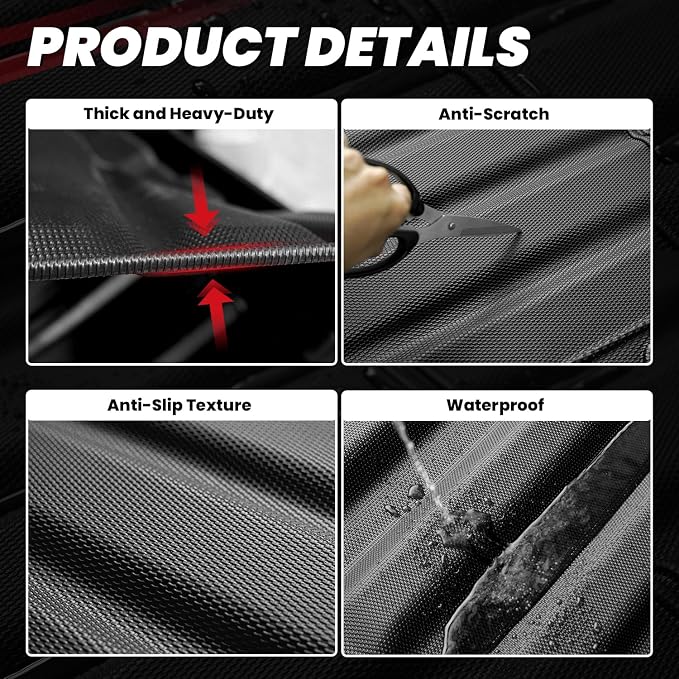 LASFIT Truck Bed Mat 2007-2018 for Chevrolet Silverado/GMC Sierra 1500 - Image 3