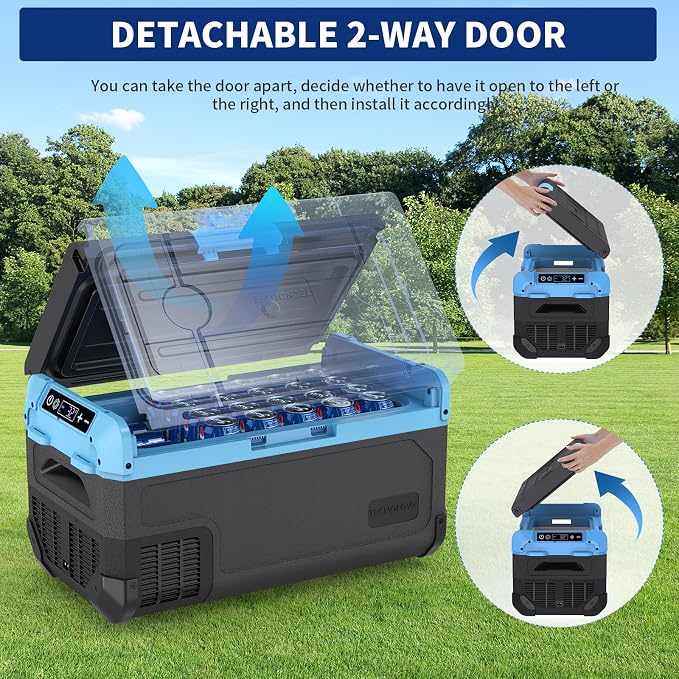 20L Car Refrigerator Freezer, 21QT Single Zone Portable Fridge - Image 5