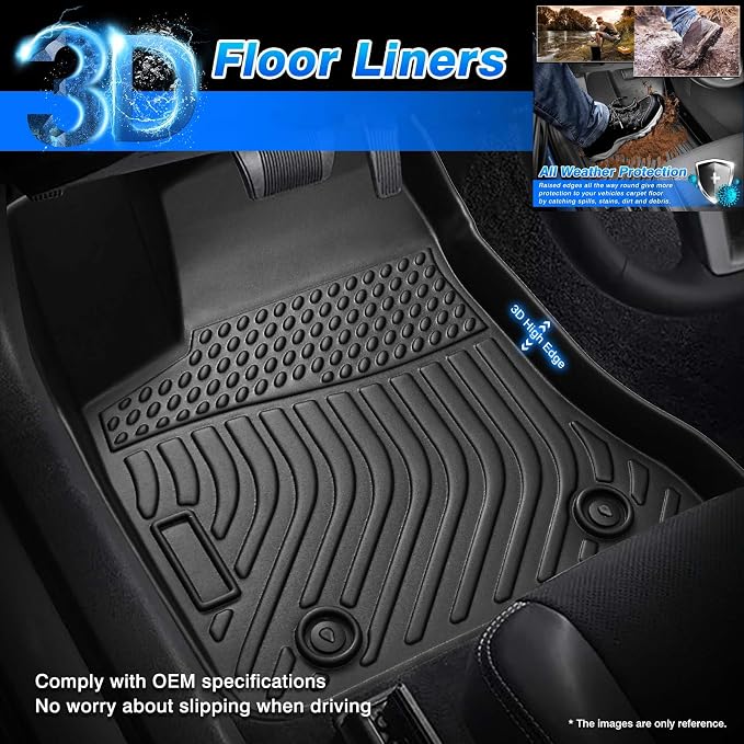 Floor Mats for Nissan Ariya 2023 2024 2025 2026, All Weather Floor Mat for - Image 2