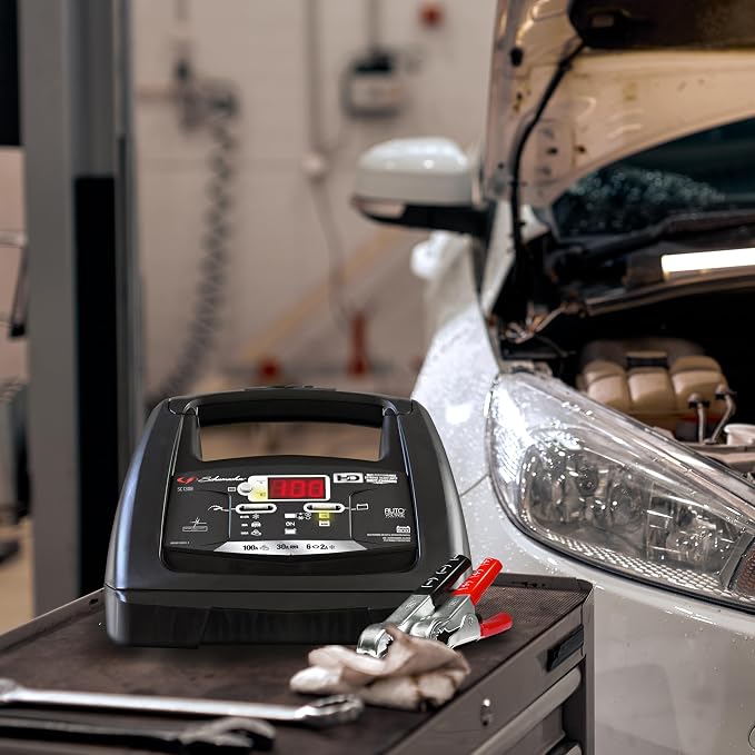 Schumacher Electric 6A Battery Charger and 85A Engine Starter, 6-in-1 Solution - Image 4