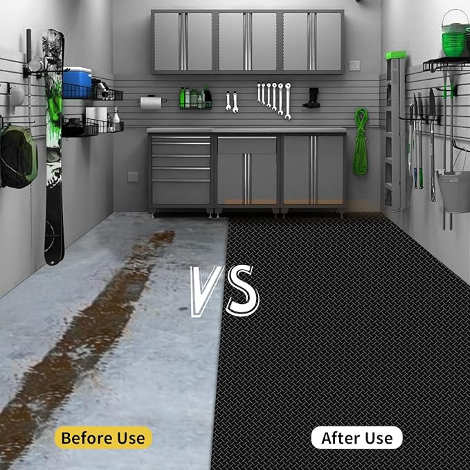 Premium Garage Floor Mat, Commercial Grade Heavy Duty Parking Mat - Image 4