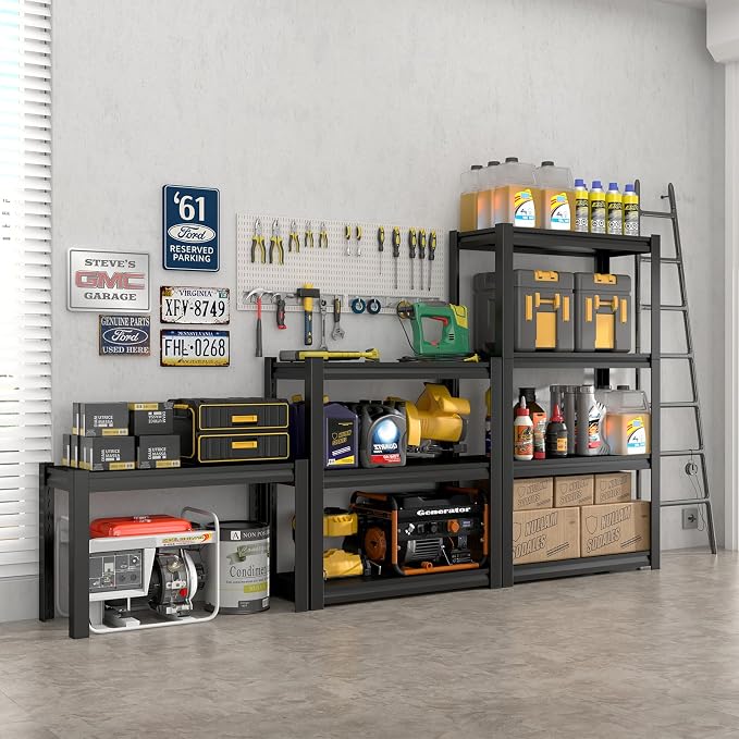 Storage Shelves, Small Shelves Unit and Storage, 4 Tier Metal Shelf - Image 4