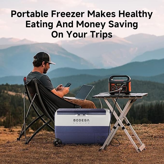 BODEGACOOLER 12 Volt Portable Refrigerator, 53 Quart Car Fridge Dual Zone - Image 5