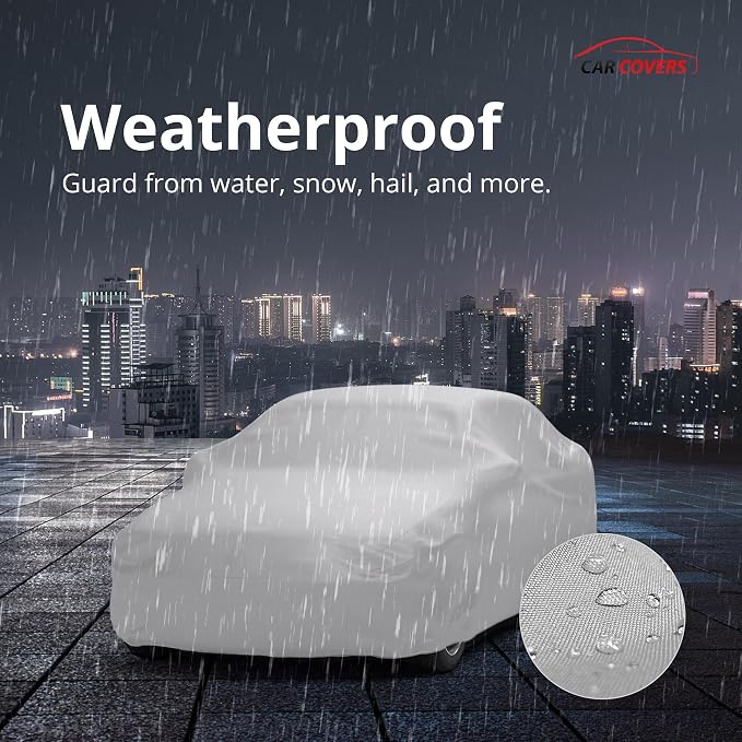 Car Covers Weatherproof Max Car Cover & Warranty Compatible - Image 3
