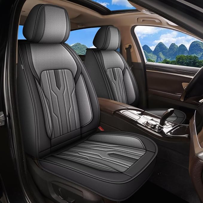 YORKENIC Fit for Hyundai Kona Seat Covers Front Set 2018-2024 2025: Breathable by YORKNEIC