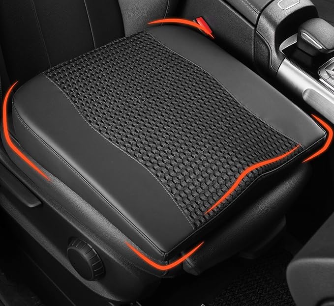 Car Seat Cushion, Comfort Memory Foam Car Cushions by LoftyAim