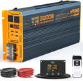 3000W Pure Sine Wave Power Inverter DC 24V to 110V 120V AC by MWXNE