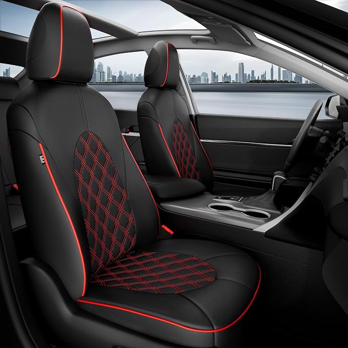 for Toyota Camry Seat Covers XLE XSE V6 2018 2019 2020 2021 2022 2023 2024 by FEINEPRO