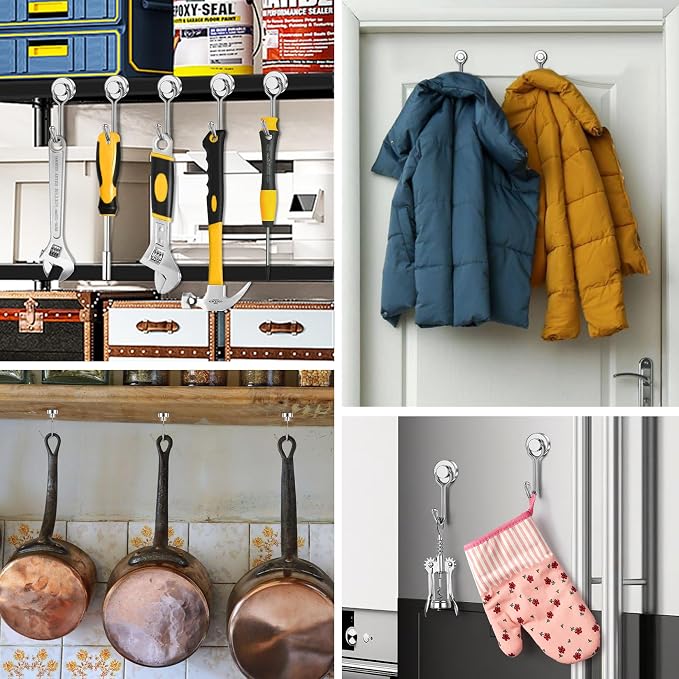 FINDMAG Magnetic Hooks, 30lbs+ Strong Magnetic Hooks - Image 6