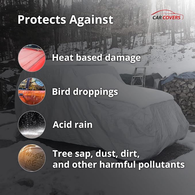 Car Covers Weatherproof Max Car Cover & Warranty Compatible - Image 2