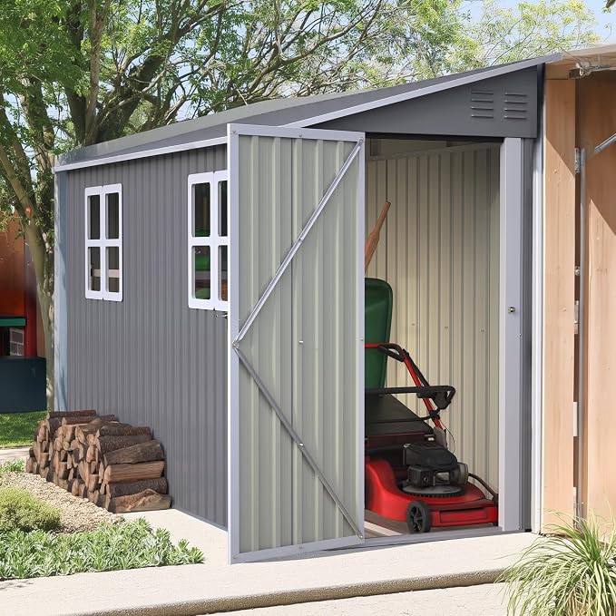 4 x 10 FT Metal Outdoor Storage Shed - Image 2