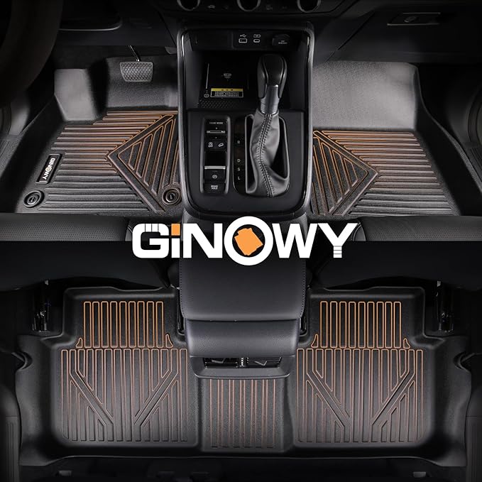 GINOWY-Floor Mats for Chevy Colorado 2023 2024 2025 Crew Cab &GMC Canyon - Image 8