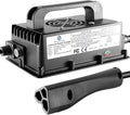 800W Lead Acid Battery Charger 48 Volt 15 AMP 3-Pin Triangular Plug EZGO RXV & by Eliumsync