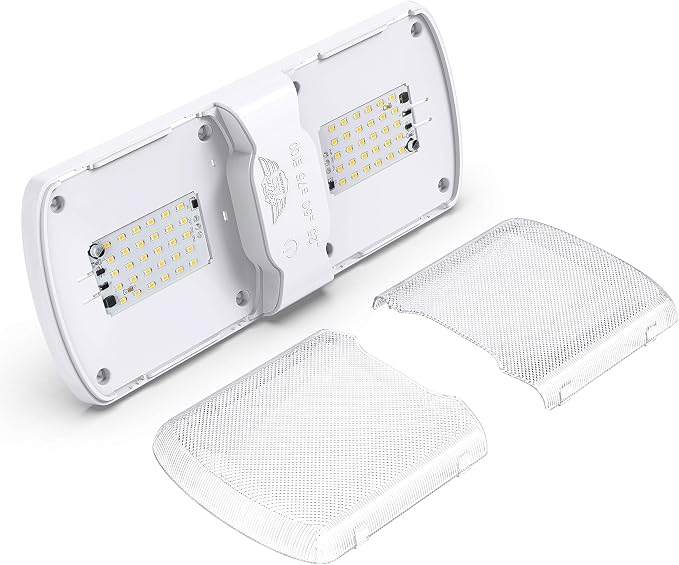 Leisure LED 5-Pack RV LED Ceiling Double Dome Light Fixture - Image 3