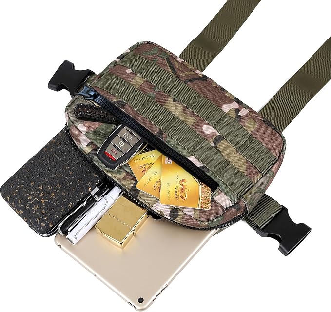 Outdoor Chest Bag For Men, EDC Chest Pack - Image 5