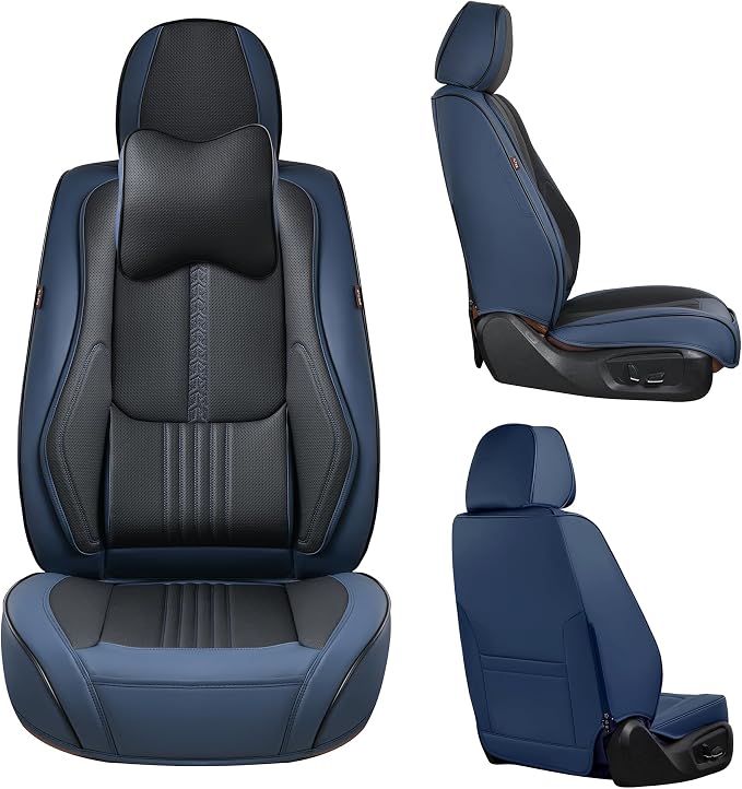 Front Seat Covers, 2 Pieces Universal Seat Covers - Image 2