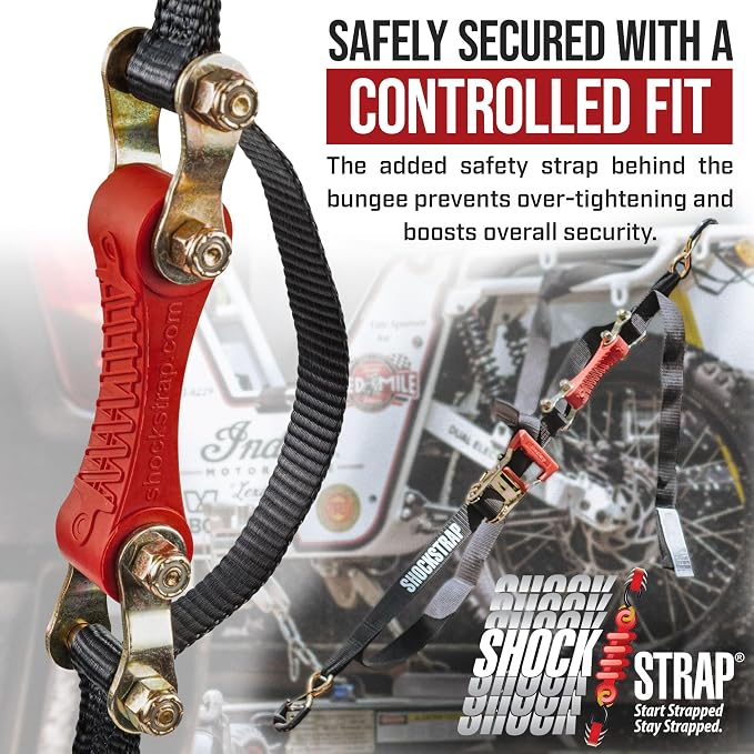 Ratchet Strap, 7’ x 1.5" Shock Absorbing Heavy Duty Tie Downs - Image 7
