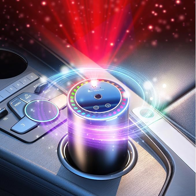 Drift Car and Home Diffuser Smart Air Freshener, Auto On/Off, Cordless & - Image 4