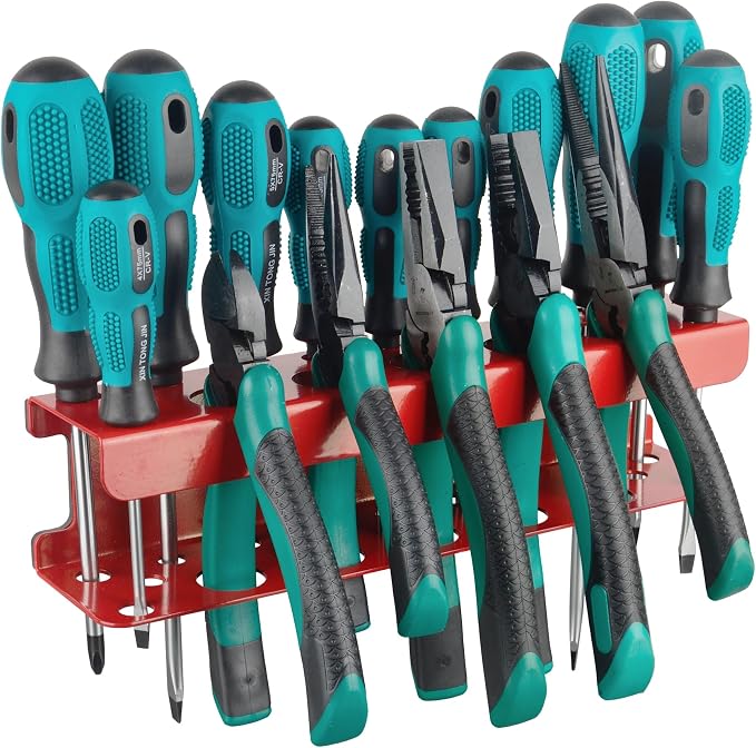 MUTUACTOR Magnetic Screwdriver Holder, Heavy Duty Magnetic Mount Red by MUTUACTOR